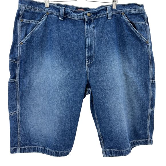 Men's Sz 52 Cargo Denim Shorts Grade A Jeans Big & Tall - Picture 1 of 8